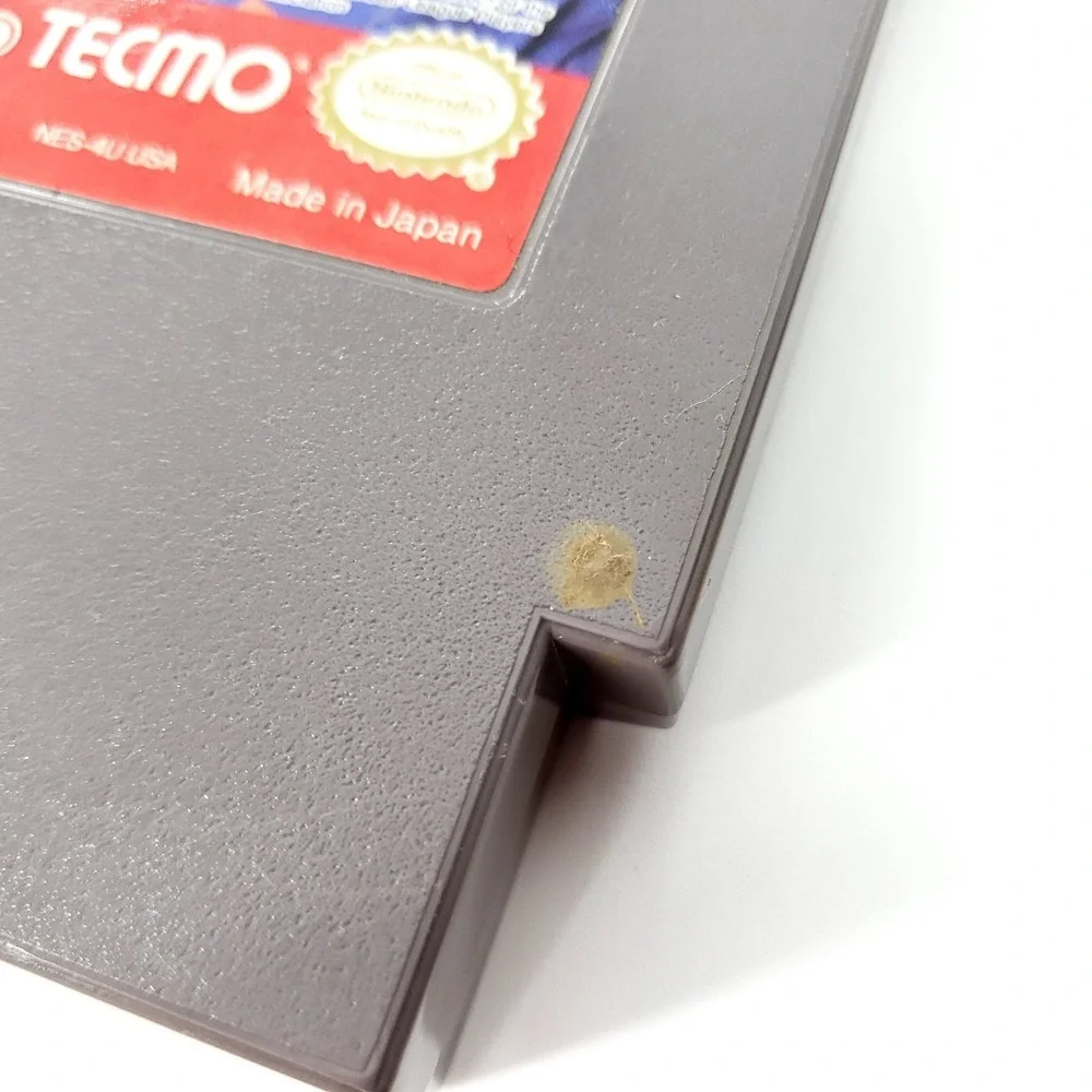 Tecmo Super Bowl & Tecmo Baseball Nintendo NES Authentic Carts Only Tested Works